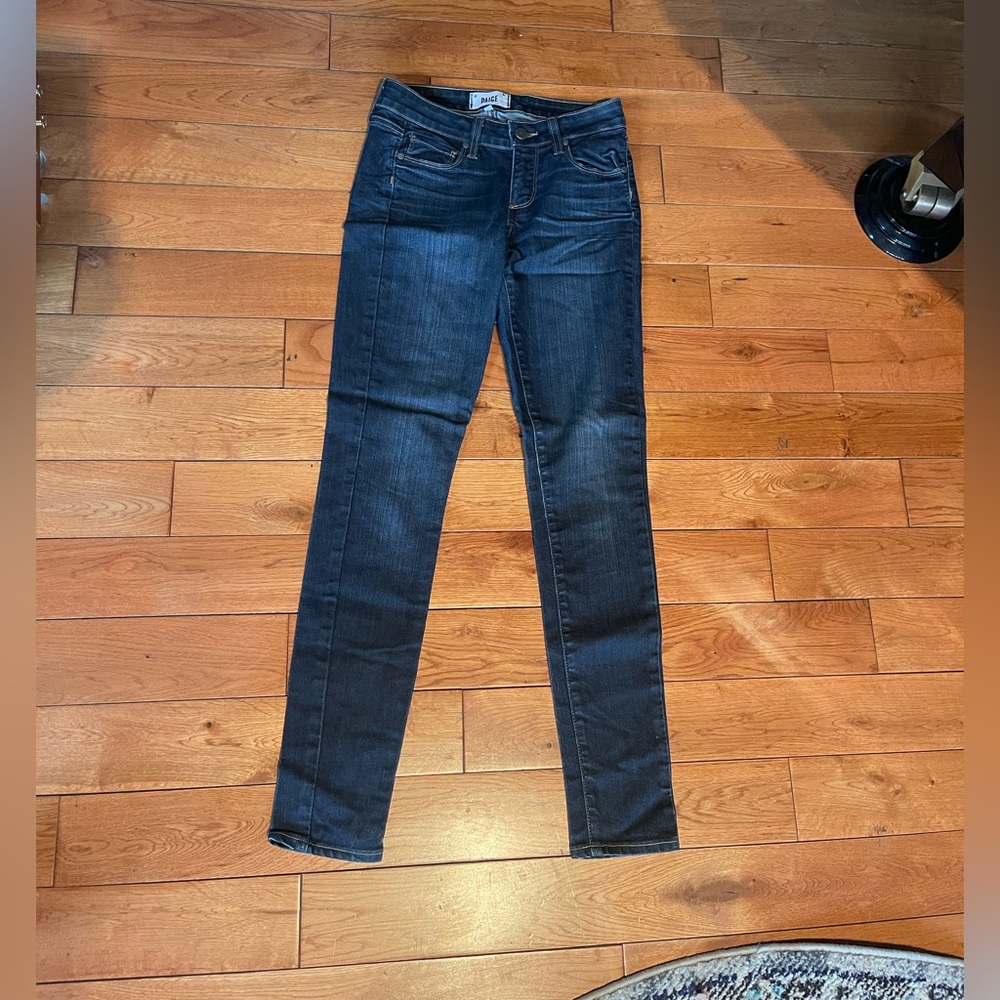PAIGE Dark Blue Skinny Jeans